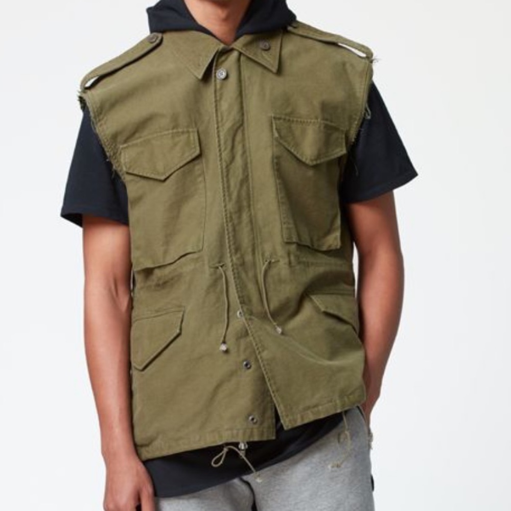 Pacsun x FOG Army Parker Vest
